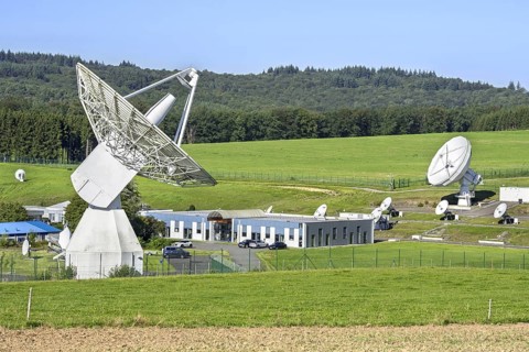 Galileo antennas at the Redu Station