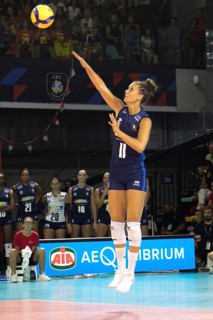 Anna DANESI Italy servingVolleyball