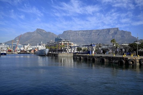 View of Table Mountain from the Victoria and Alfred Waterfront