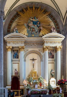 Altar inside cathedral church