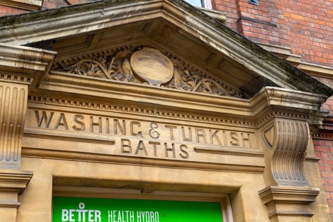 Entrance to Victorian Health Hydro Washing and Turkish Baths