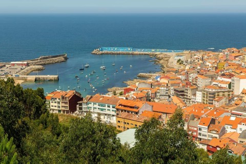 Rooftops of town A Guarda