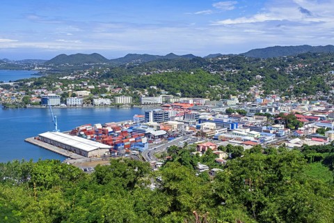View over the harbour