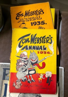 Daily Mail Cartoons Tom Webster's annual books 1935 and 1936