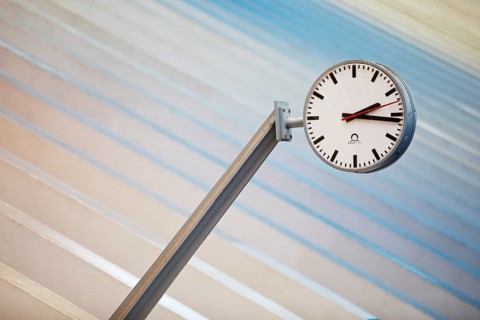 Station clock at Liege-Guillemins station