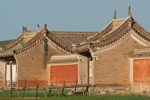 Temple in the interior of the Erdene Zuu Khiid Monastery