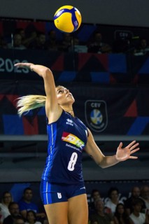 Alessia ORRO Italy on serve