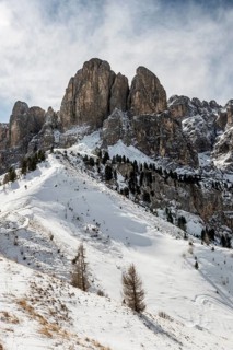 Snow-covered mountains