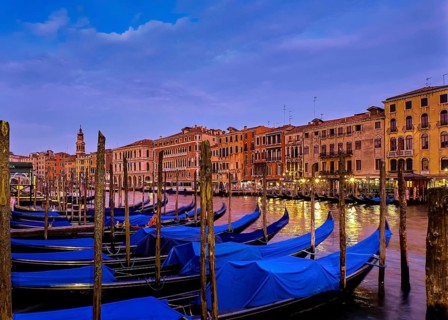 Sunset view of Grand Canal