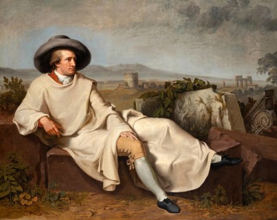 Johann Wolfgang von Goethe in the Roman Campagna