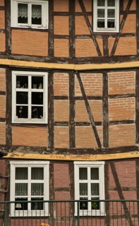 Old half-timbered house in Hitzacker