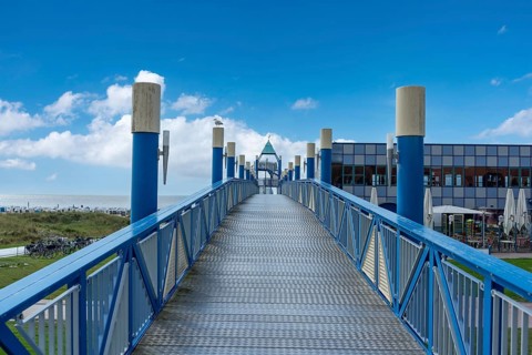 Blue Bridge at the Haus des Gastes