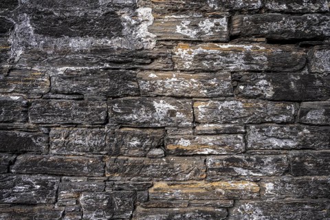 Slate wall stones