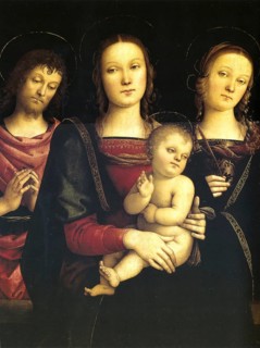 Madonna and Child between St. John the Baptist and St. Catherine of Alexandria