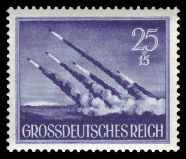 Stamp vintage 1944 of the German Reichspost