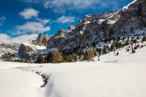 Snow-covered mountains