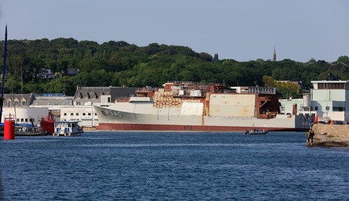 Entry into the port of Concarneau