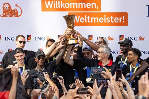 After winning the Basketball World Cup on 10.09.2023 in Manila Philippines by defeating Serbia 83:77
