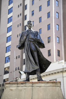 Statue of Mahatma Gandhi in Gandhi Square