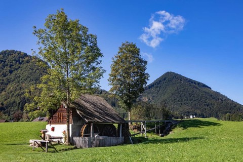 Waschl Muehle on the Muehlenweg in Ebenau