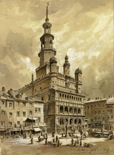 The Town Hall of Poznan in 1904