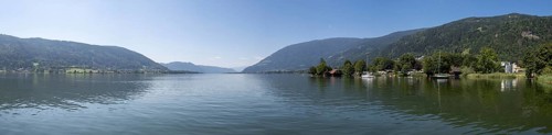 View of Lake Ossiach