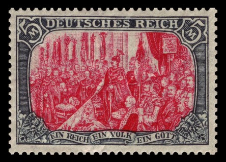 Stamp vintage 1900 of the German Reichspost