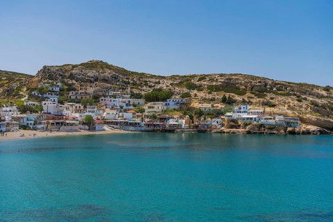 The bay of Matala