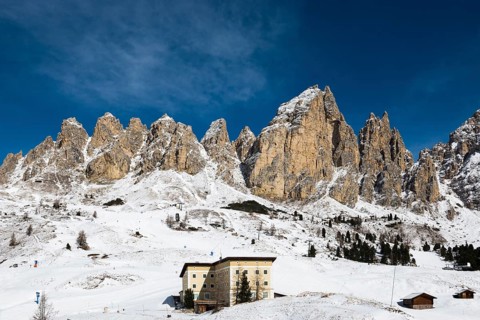 Snow-covered mountains