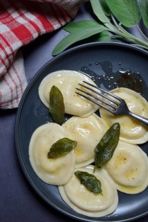 Tortellini with sage butter