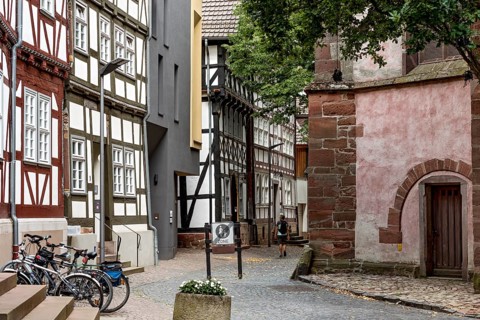 Historic half-timbered houses