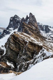 Snow-covered mountains