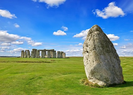 The Heel Stone at Stonehenge