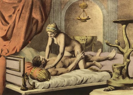 Man and woman having sex
