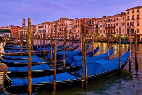 Sunset view of Grand Canal
