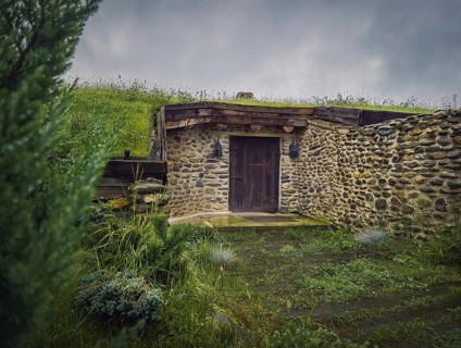 A hobbit house hidden underground part of the Clay Castle from the Valley of Fairies