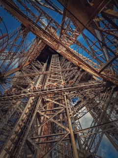 Eiffel Tower architecture details Paris