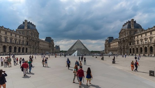 Inner courtyard of the Louvre