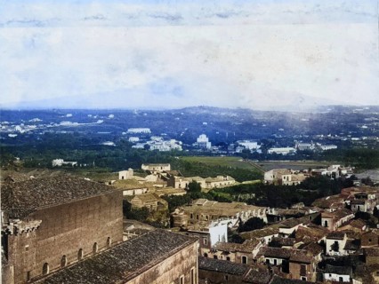 Panorama of Catania in Sicily