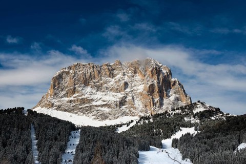 Snow-covered mountains