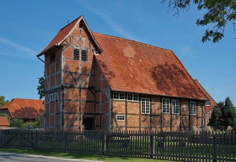 Half-timbered church of Damnatz