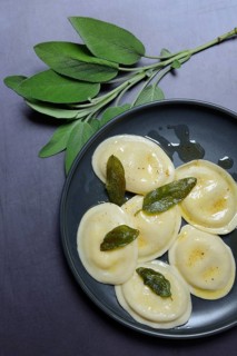 Tortellini with sage butter