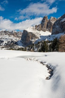 Snow-covered mountains