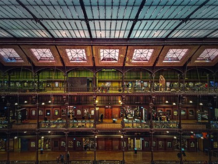 View inside the Museum of Natural History