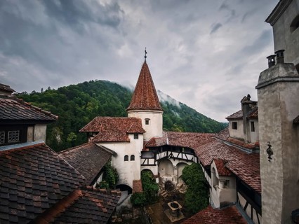 The medieval Bran fortress known as Dracula castle in Transylvania