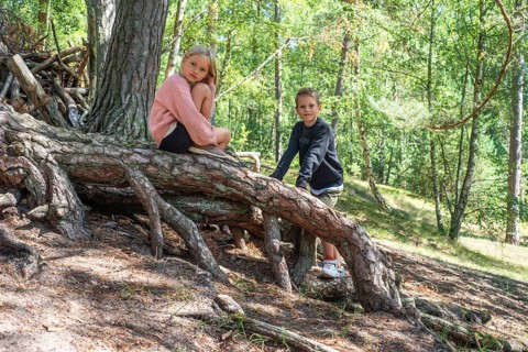 Two children