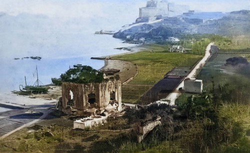 The Temple of Venus and the Castle in the Bay of Naples