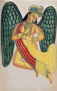 A winged apsara