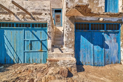 Traditional fisherman house by seafront
