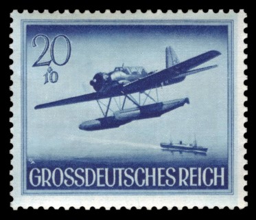 Stamp vintage 1944 of the German Reichspost